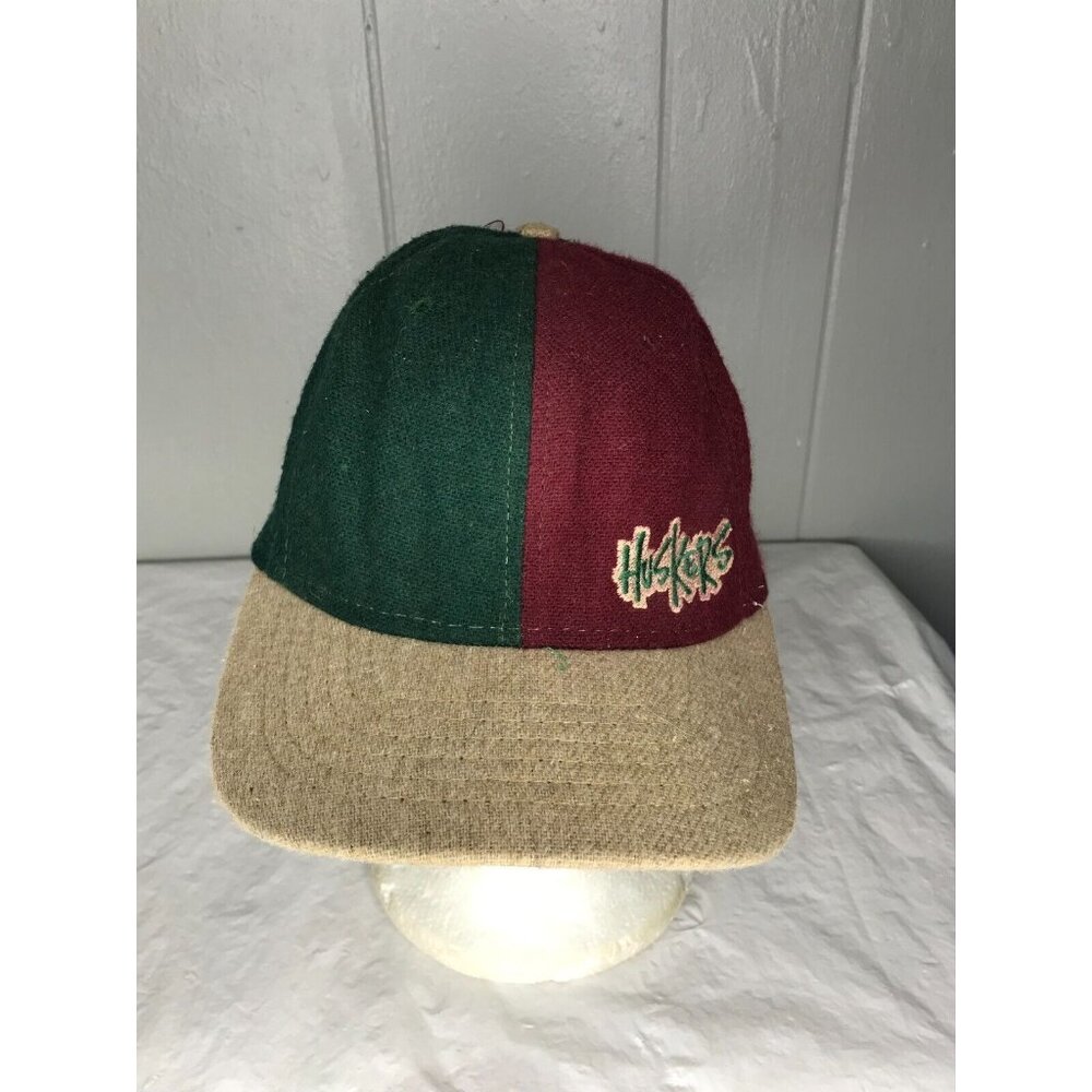 Vintage Nebraska Cornhuskers NCAA Champions Split fleece strapback Hat